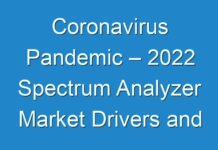 Coronavirus Pandemic – 2024 Spectrum Analyzer Market Drivers and Restraints Analysis by Transparency Market Research