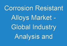 Corrosion Resistant Alloys Market – Global Industry Analysis and Forecast 2017 – 2025