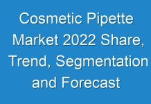 Cosmetic Pipette Market 2024 Share, Trend, Segmentation and Forecast To 2031
