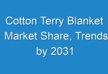 Cotton Terry Blanket Market Share, Trends by 2031