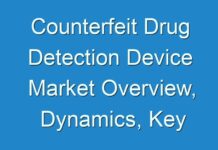 Counterfeit Drug Detection Device Market Overview, Dynamics, Key Players, Opportunities and Forecast to 2027 | COVID-19 Impact