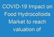 COVID-19 Impact on Food Hydrocolloids Market to reach valuation of US$7,634.0 Mn by 2025