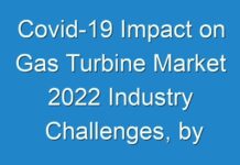 Covid-19 Impact on Gas Turbine Market 2024 Industry Challenges, by Key Players, Types, Applications, Countries, Market Size, Forecast to 2030