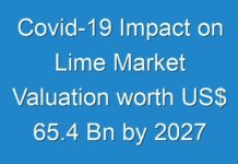 Covid-19 Impact on Lime Market Valuation worth US$ 65.4 Bn by 2027