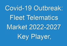 Covid-19 Outbreak: Fleet Telematics Market 2024-2027 Key Player, Demand, Growth, Opportunities And Analysis Forecast