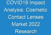 COVID19 Impact Analysis: Cosmetic Contact Lenses Market 2024 Research with Size, Growth, Manufacturers, Segments Forecasts To 2027
