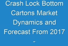 Crash Lock Bottom Cartons Market Dynamics and Forecast From 2017 – 2025