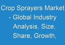 Crop Sprayers Market – Global Industry Analysis, Size, Share, Growth, Trends and Forecast 2017 – 2025