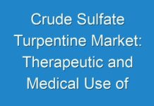 Crude Sulfate Turpentine Market: Therapeutic and Medical Use of Alpha-Penine to Boost its Growth by 1.3X through 2027