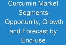 Curcumin Market Segments, Opportunity, Growth and Forecast by End-use Industry 2024-2031