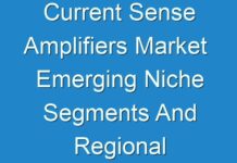 Current Sense Amplifiers Market Emerging Niche Segments And Regional Markets 2030
