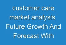 customer care market analysis Future Growth And Forecast With Significant Players 2030