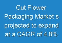 Cut Flower Packaging Market s projected to expand at a CAGR of 4.8% during the forecast period, 2018-2027