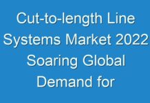 Cut-to-length Line Systems Market 2024 Soaring Global Demand for Steel to Augment Market