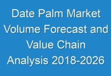 Date Palm Market Volume Forecast and Value Chain Analysis 2018-2026