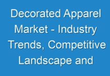 Decorated Apparel Market – Industry Trends, Competitive Landscape and Forecast by 2026