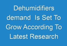 Dehumidifiers demand Is Set To Grow According To Latest Research 2019 – 2027