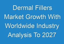 Dermal Fillers Market Growth With Worldwide Industry Analysis To 2027