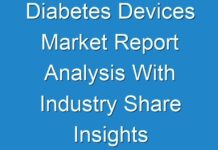 Diabetes Devices Market Report Analysis With Industry Share Insights Shared in Detailed Report