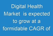 Digital Health Market is expected to grow at a formidable CAGR of 13.40% over the period between 2017 and 2025
