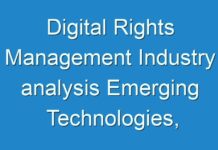 Digital Rights Management Industry analysis Emerging Technologies, Regional Analysis, Competitive Landscape and Forecast to 2026