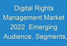 Digital Rights Management Market 2024 Emerging Audience, Segments, Industry Sales, Profits & Analysis