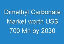 Dimethyl Carbonate Market worth US$ 700 Mn by 2030