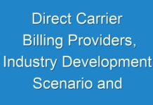 Direct Carrier Billing Providers, Industry Development Scenario and Forecast to 2031