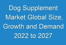 Dog Supplement Market Global Size, Growth and Demand 2024 to 2027