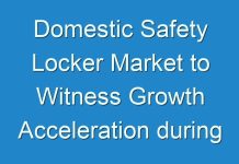 Domestic Safety Locker Market to Witness Growth Acceleration during 2018 – 2028