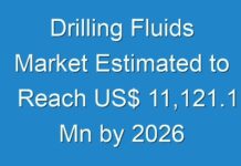 Drilling Fluids Market Estimated to Reach US$ 11,121.1 Mn by 2026