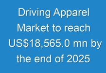 Driving Apparel Market to reach US$18,565.0 mn by the end of 2025
