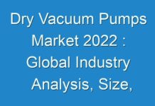 Dry Vacuum Pumps Market 2024 : Global Industry Analysis, Size, Trends, Growth, Trends, and Forecast 2019 – 2027