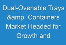 Dual-Ovenable Trays & Containers Market Headed for Growth and Global Expansion by 2030
