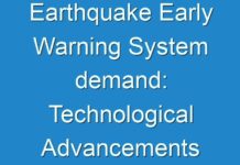 Earthquake Early Warning System demand: Technological Advancements And Move Towards Digital World Driving Revenue Growth 2024-2030