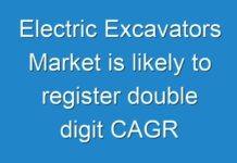 Electric Excavators Market is likely to register double digit CAGR during 2028