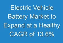 Electric Vehicle Battery Market to Expand at a Healthy CAGR of 13.6% through 2017 to 2024