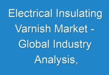 Electrical Insulating Varnish Market – Global Industry Analysis, Size, Share, Growth, Trends, and Forecast 2017 – 2025