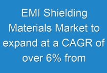 EMI Shielding Materials Market to expand at a CAGR of over 6% from 2018 to 2026