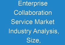 Enterprise Collaboration Service Market Industry Analysis, Size, Share, Growth, Trends 2024