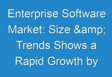 Enterprise Software Market: Size & Trends Shows a Rapid Growth by 2030