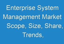 Enterprise System Management Market Scope, Size, Share, Trends, Forecast, Analysis by 2026