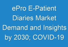 ePro E-Patient Diaries Market Demand and Insights by 2030; COVID-19 Pandemic Set to Drop Sales