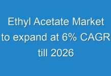 Ethyl Acetate Market to expand at 6% CAGR till 2026