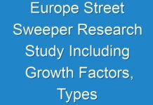 Europe Street Sweeper Research Study Including Growth Factors, Types and Application by Regions from 2024 To 2030