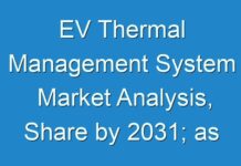 EV Thermal Management System Market Analysis, Share by 2031; as COVID-19 Pandemic Continues to Expand Quickly