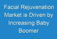 Facial Rejuvenation Market is Driven by Increasing Baby Boomer Population