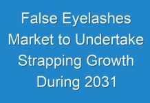 False Eyelashes Market to Undertake Strapping Growth During 2031