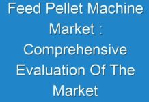Feed Pellet Machine Market : Comprehensive Evaluation Of The Market Via In-Depth Qualitative Insights 2019 – 2027