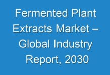 Fermented Plant Extracts Market – Global Industry Report, 2030
